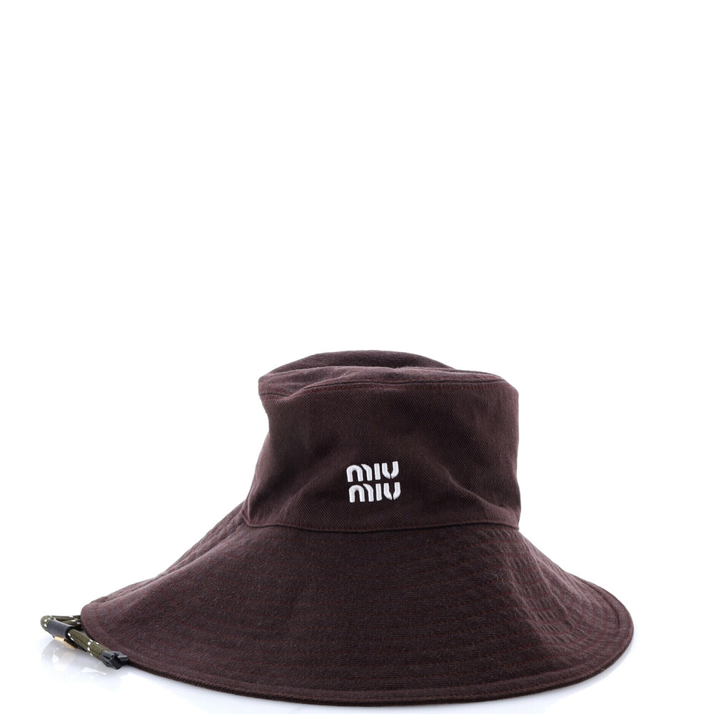 Miu Miu Logo Drill Hat
